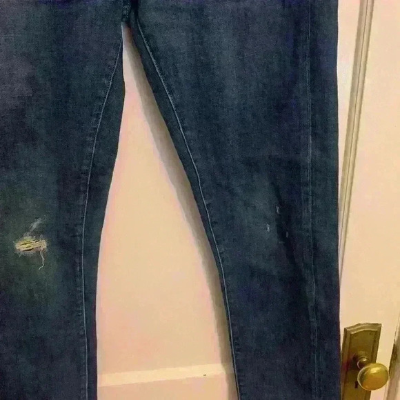 Pilcro and the Letterpress Distressed Slim Boyfriend Jeans, Womens Size 25 - Picture 6 of 9